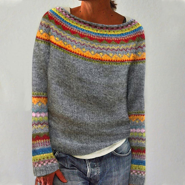 Eleganter Damen-Strickpullover im Vintage-Stil - verleihen Sie Ihrem Look ein einzigartiges Flair