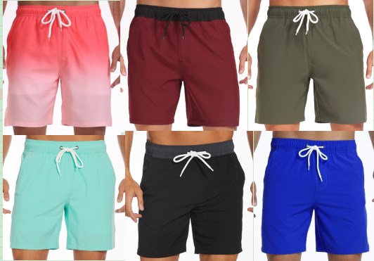Heren zwemshorts met zachte elastische taille voor ultiem draagcomfort - Jude