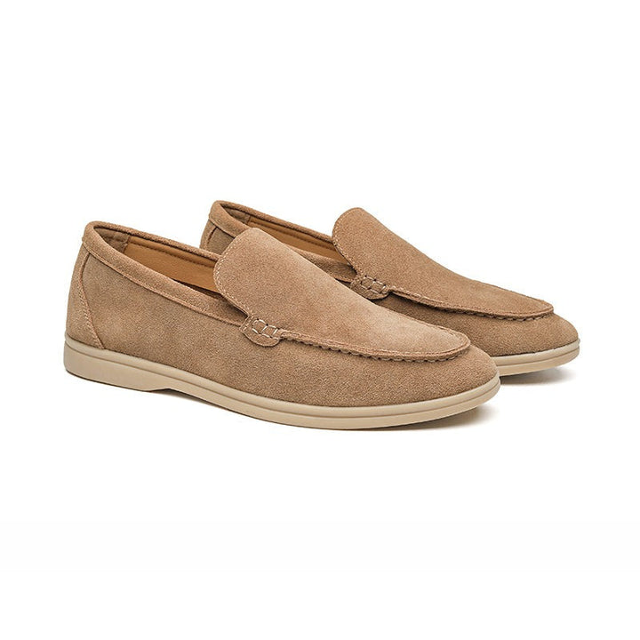 Modische Herren-Slipper aus Wildleder im modernen Milano-Stil