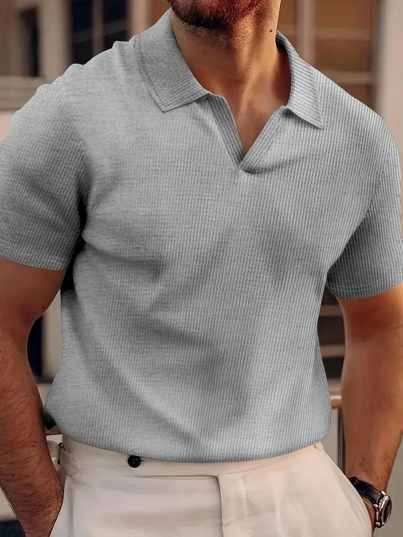 Cielo™ - Męska elegancka i przewiewna koszulka polo na lato dla maksymalnego komfortu i stylu