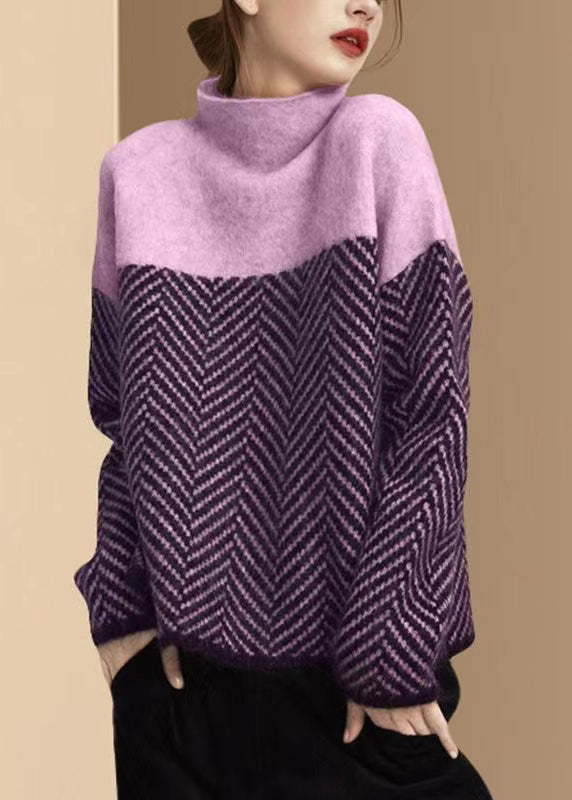 Eleganter Damen-Rollkragenpullover aus luxuriösem Strick für unverwechselbaren Komfort und Eleganz