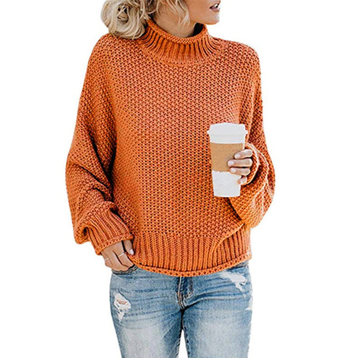 Eleganter Damenpullover mit hohem Kragen - eine stilvolle und warme Lösung für kalte Tage