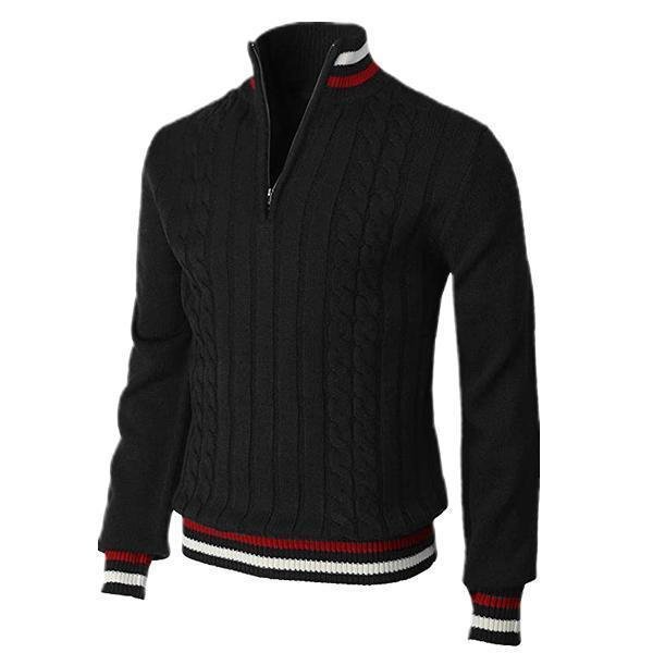Martin - Klassischer Herrenpullover mit elegantem Kragen für besondere Anlässe