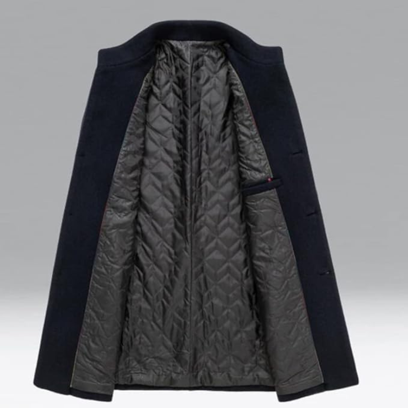 Eleganter Herbst-/Wintermantel von Benson für Herren - stilvoll, warm und perfekt für kalte Tage