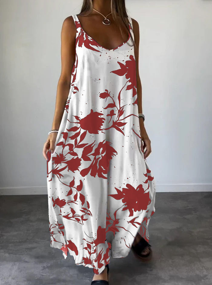 Elegantes Damenkleid mit attraktivem Druck für besondere Anlässe