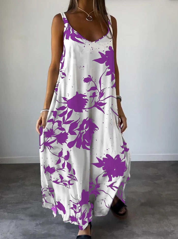 Elegantes Damenkleid mit attraktivem Druck für besondere Anlässe