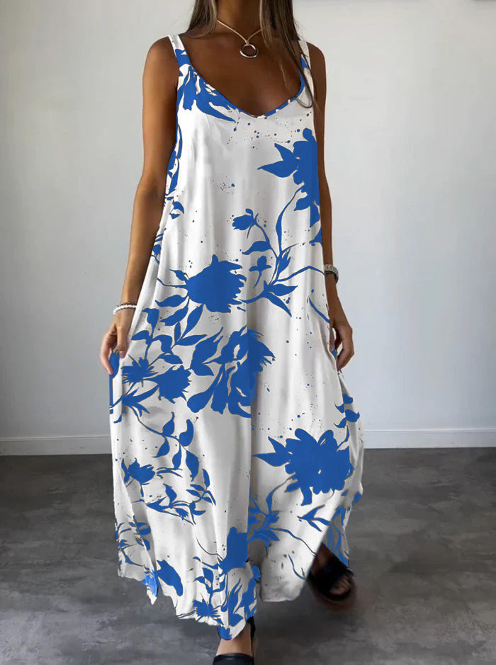 Elegantes Damenkleid mit attraktivem Druck für besondere Anlässe