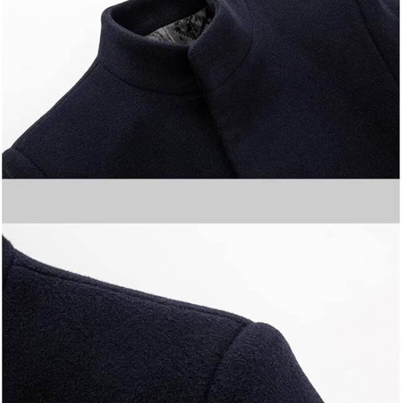Eleganter Herbst-/Wintermantel von Benson für Herren - stilvoll, warm und perfekt für kalte Tage