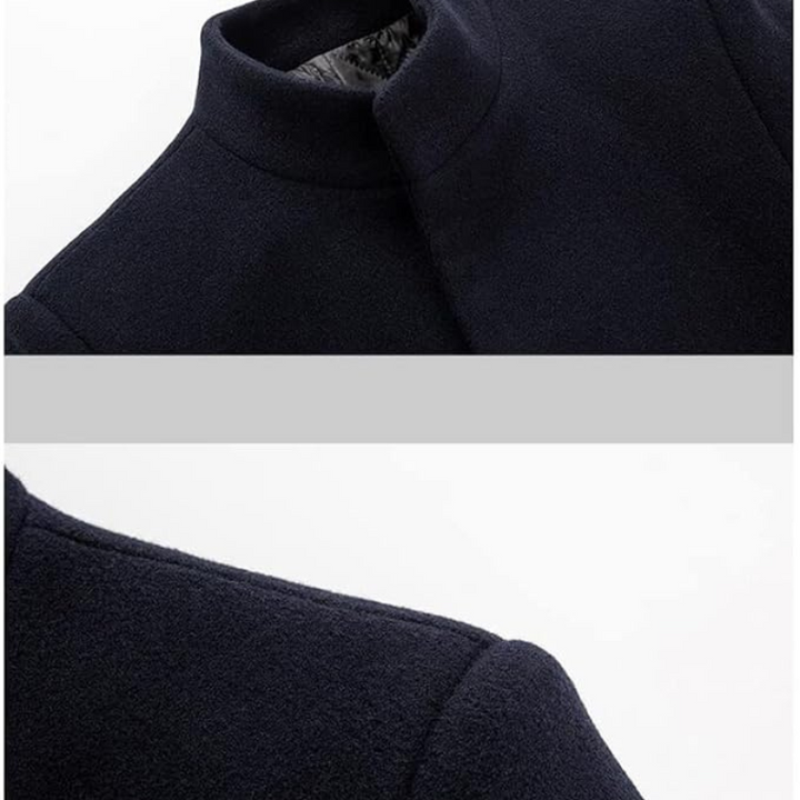 Eleganter Herbst-/Wintermantel von Benson für Herren - stilvoll, warm und perfekt für kalte Tage