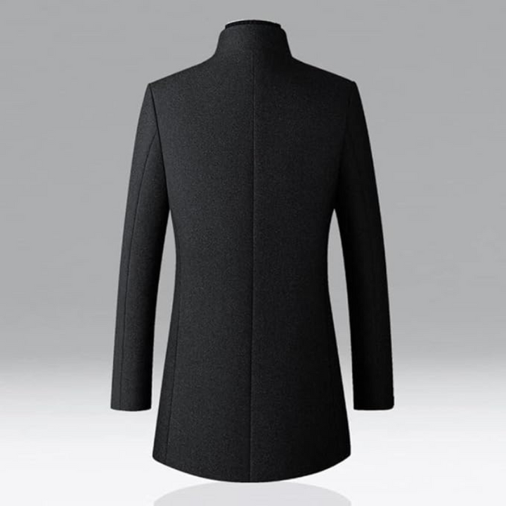 Eleganter Herbst-/Wintermantel von Benson für Herren - stilvoll, warm und perfekt für kalte Tage