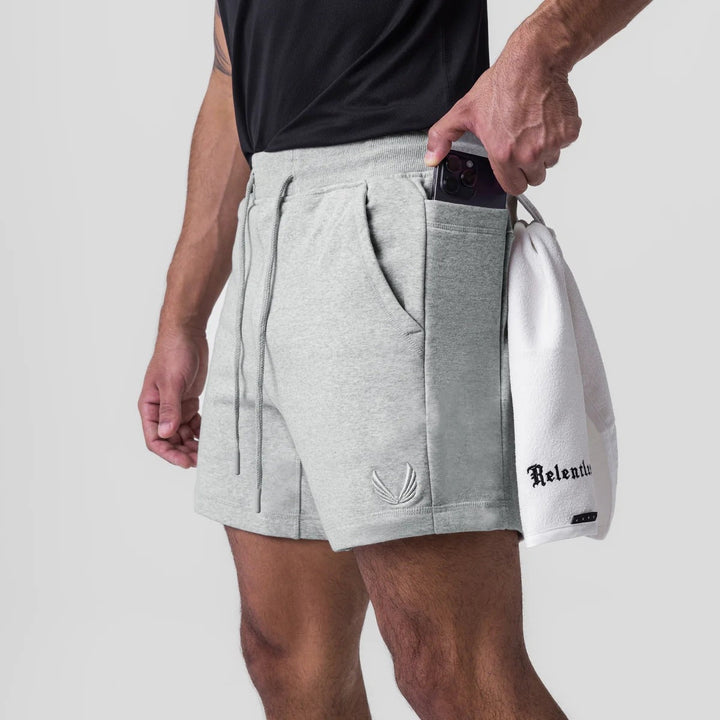 Komfortowe męskie spodenki sportowe z wysokiej jakości bawełny Premium - Idealne na trening i codzienne casualowe stylizacje