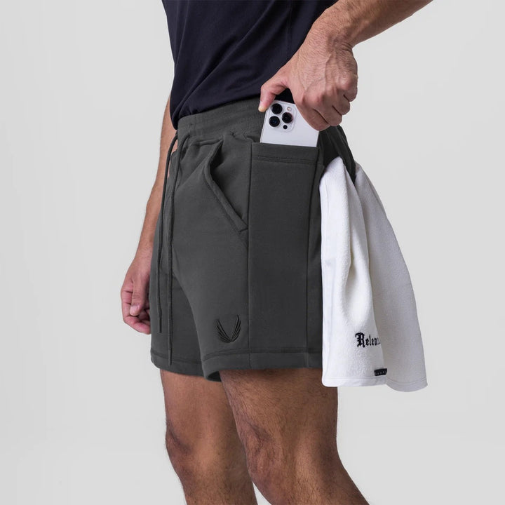 Komfortowe męskie spodenki sportowe z wysokiej jakości bawełny Premium - Idealne na trening i codzienne casualowe stylizacje