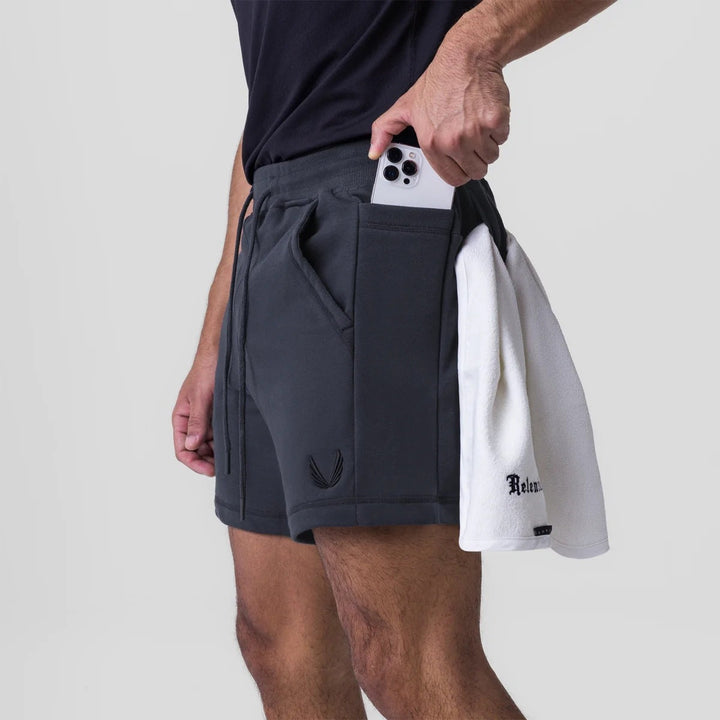 Komfortowe męskie spodenki sportowe z wysokiej jakości bawełny Premium - Idealne na trening i codzienne casualowe stylizacje