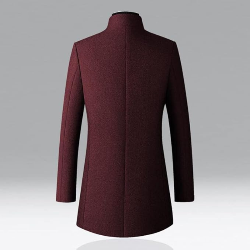 Eleganter Herbst-/Wintermantel von Benson für Herren - stilvoll, warm und perfekt für kalte Tage