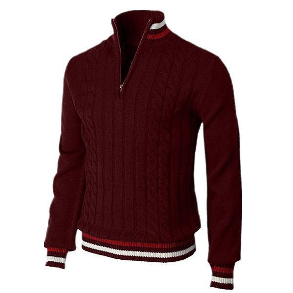 Martin - Klassischer Herrenpullover mit elegantem Kragen für besondere Anlässe