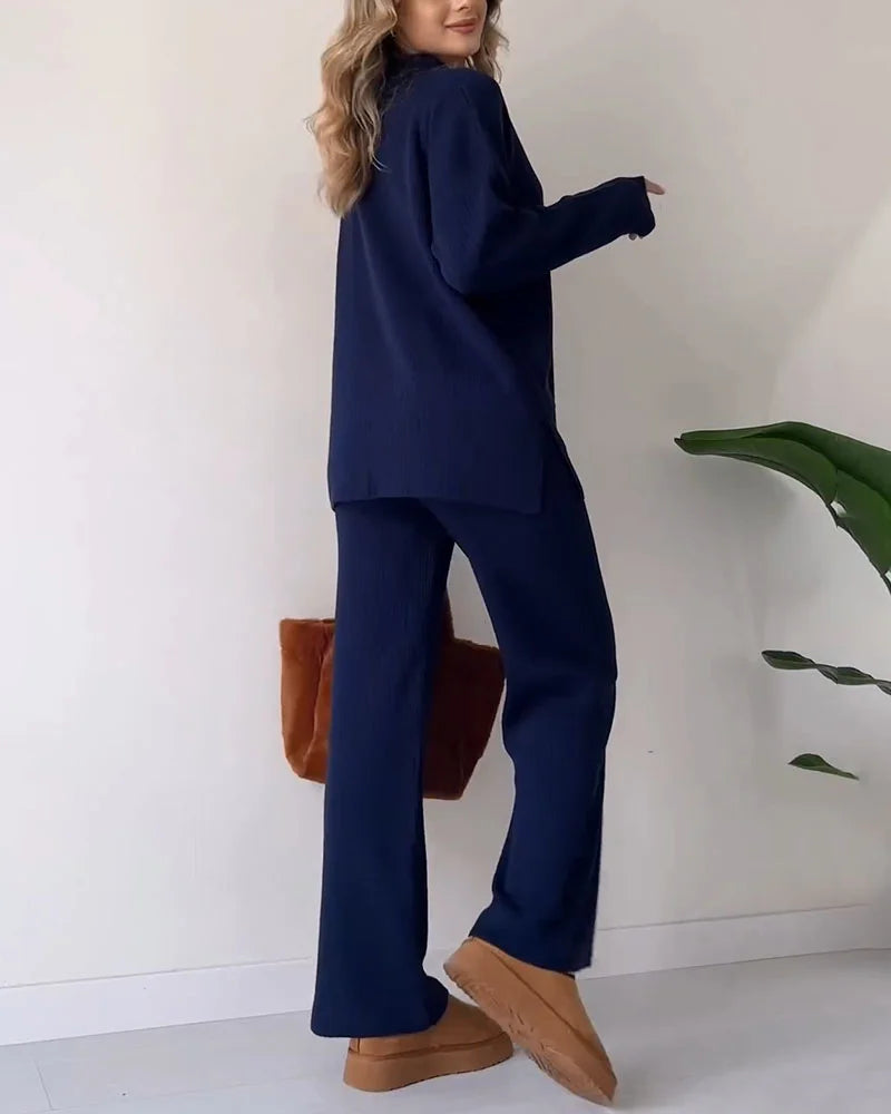 Waverly | Luxe Zachte en Elegante Casual Tweedelige Loungewear Set voor Ultiem Comfort