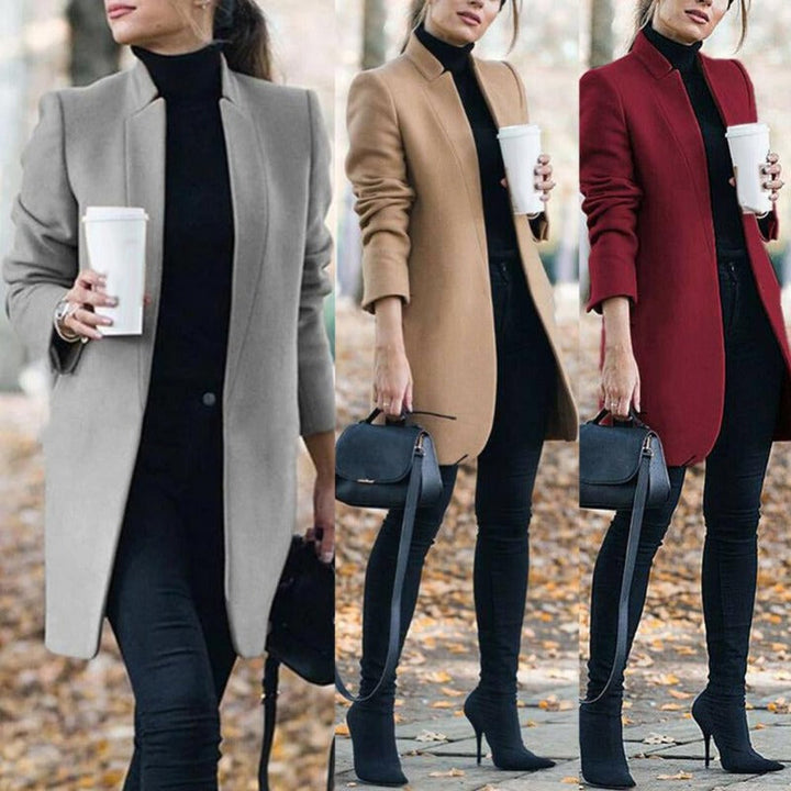 Elegancki damski płaszcz idealny na każdą okazję