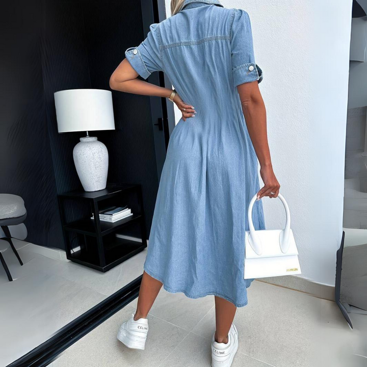 Elegantes Damenkleid aus Denim - ein vielseitiger Stil für jede Gelegenheit