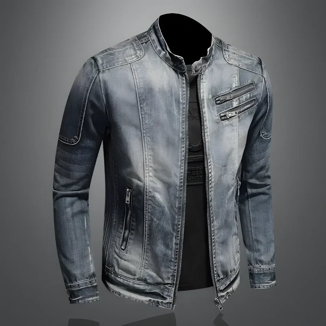 Moderne Herren-Zip-up-Jacke - stilvoll und elegant
