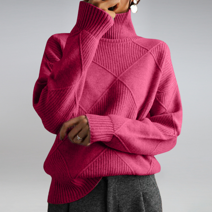 Eleganter Damen-Rollkragenpulli - Stil und Komfort in einem