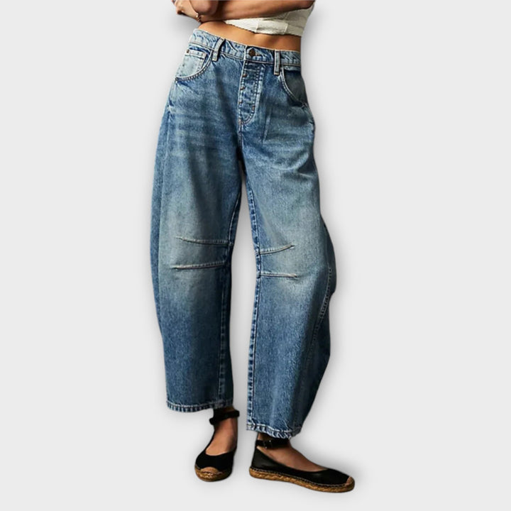 Modische und bequeme Damenjeans mit weiter Passform für maximalen Komfort