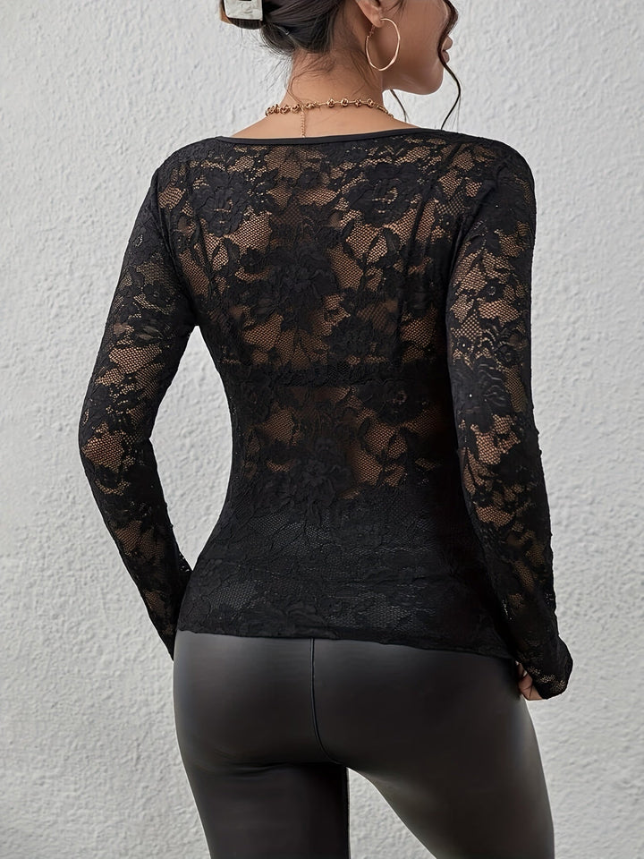 Stylisches Damen-Spitzenshirt - ein eleganter und modischer Look