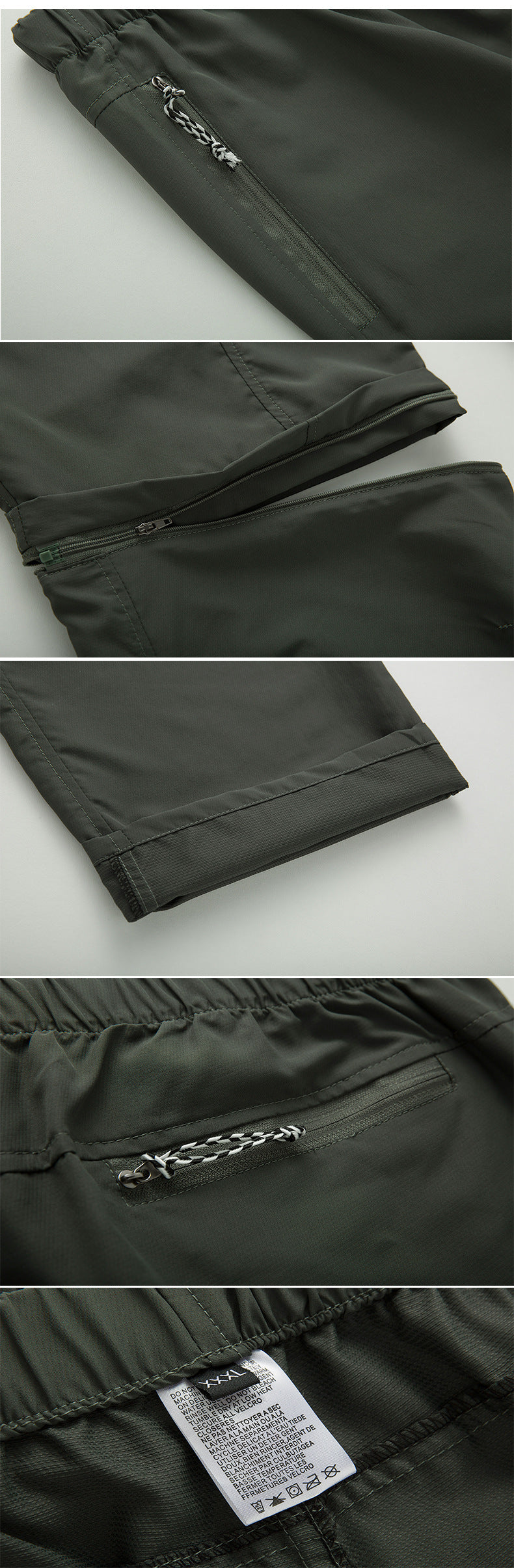 Vielseitige 2-in-1-Wanderhose für Männer - strapazierfähig, bequem und ideal für jedes Abenteuer