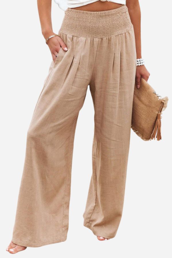 Modische Damenhose mit hoher Taille für eleganten Komfort