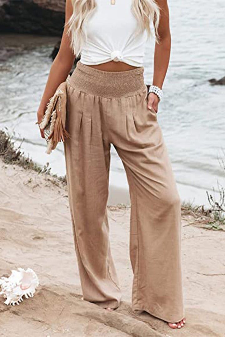 Modische Damenhose mit hoher Taille für eleganten Komfort