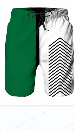 Eddie Moto Sport Print Heren Zwembroek - Duurzaam en Trendy voor de Avontuurlijke Zwemmer