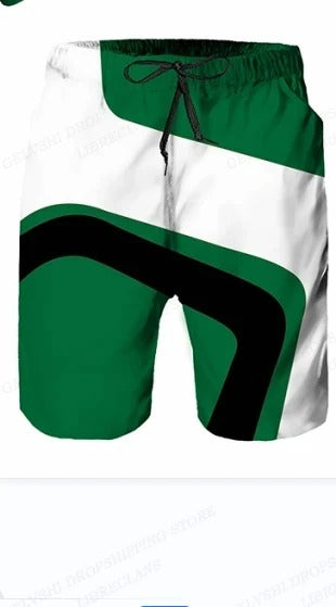 Eddie Moto Sport Print Heren Zwembroek - Duurzaam en Trendy voor de Avontuurlijke Zwemmer