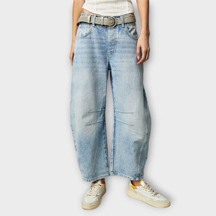 Modische und bequeme Damenjeans mit weiter Passform für maximalen Komfort