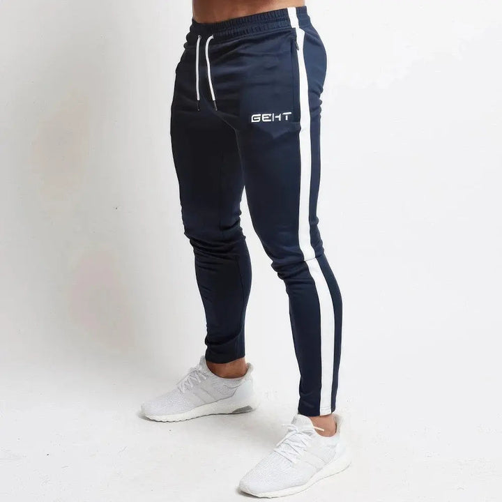 Stylowe męskie spodnie do biegania typu skinny, idealne dla kobiet w ciąży