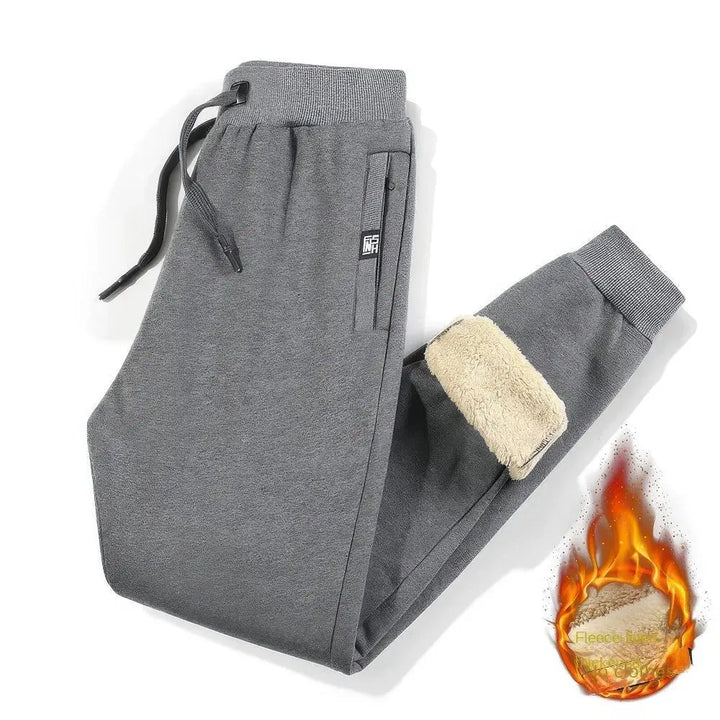 Bequeme Herren-Laufhose mit warmem Fleece-Futter