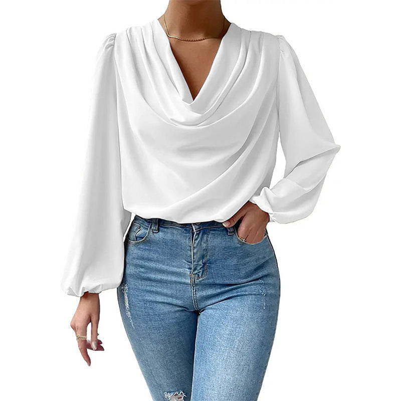 Samanthée™ - Camicetta Elegante e Morbida per un Look Raffinato per Uno Stile Incomparabile