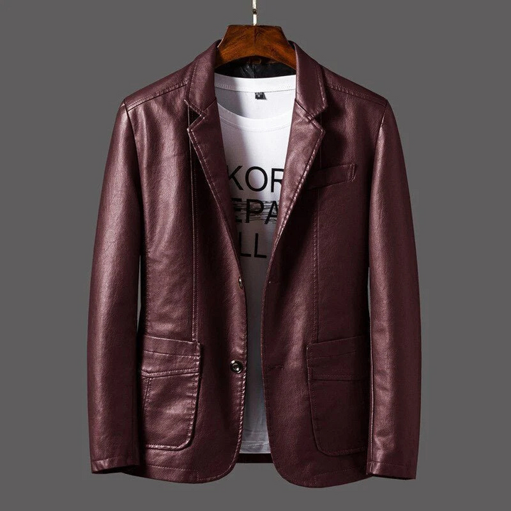 Stilvolle langärmelige Slim Fit Jacke für Herren - Eleganz und einzigartiger Look