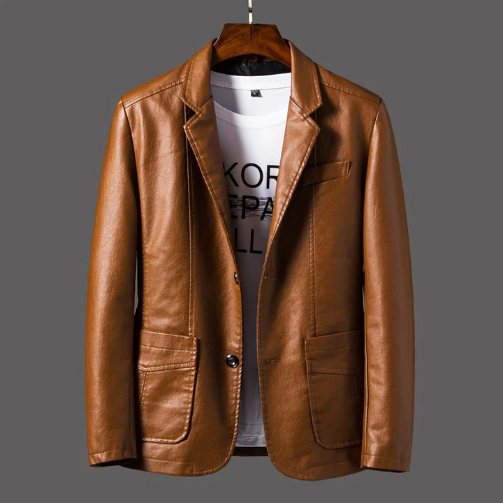 Stilvolle langärmelige Slim Fit Jacke für Herren - Eleganz und einzigartiger Look