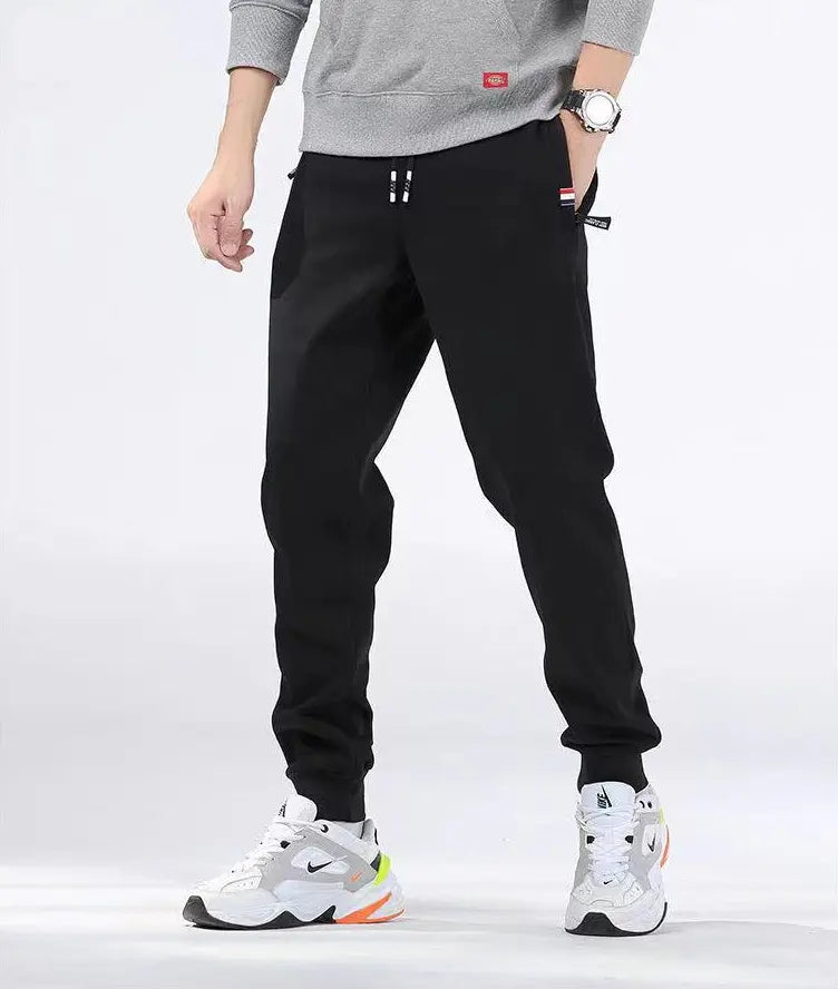 Bequeme Herren-Laufhose mit warmem Fleece-Futter