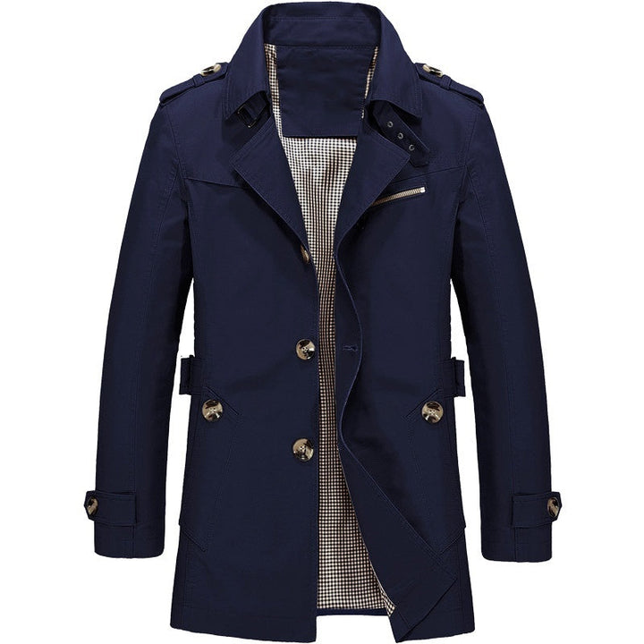Niccolo™ Trench: Ein klassisches und elegantes Oberbekleidungsstück für Männer für die Frühjahrs- und Herbstsaison