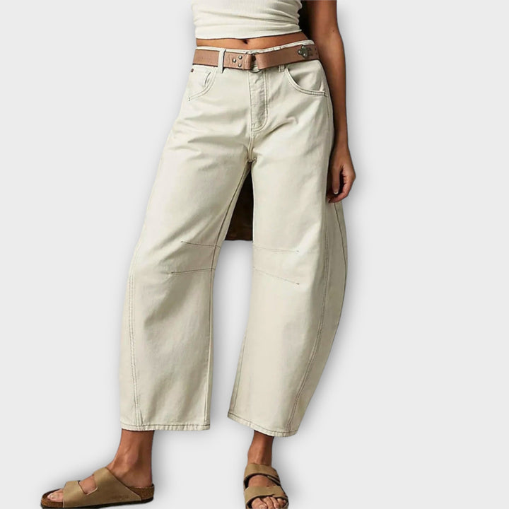 Modische und bequeme Damenjeans mit weiter Passform für maximalen Komfort