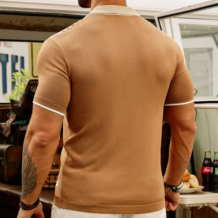 Elegantes Herren-Poloshirt aus luxuriöser Baumwolle für außergewöhnlichen Stil