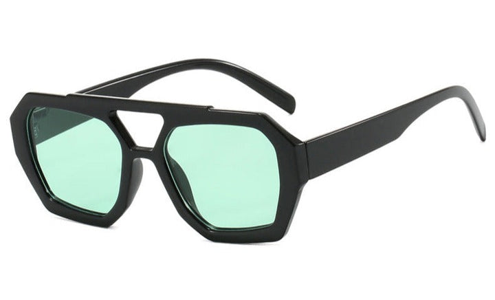 Mikka | Trendy Geometrische Zonnebril voor een Stijlvolle Look