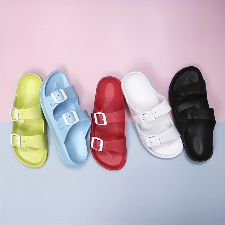 Elegante Herrensandalen mit doppelter Schnalle für maximalen Komfort