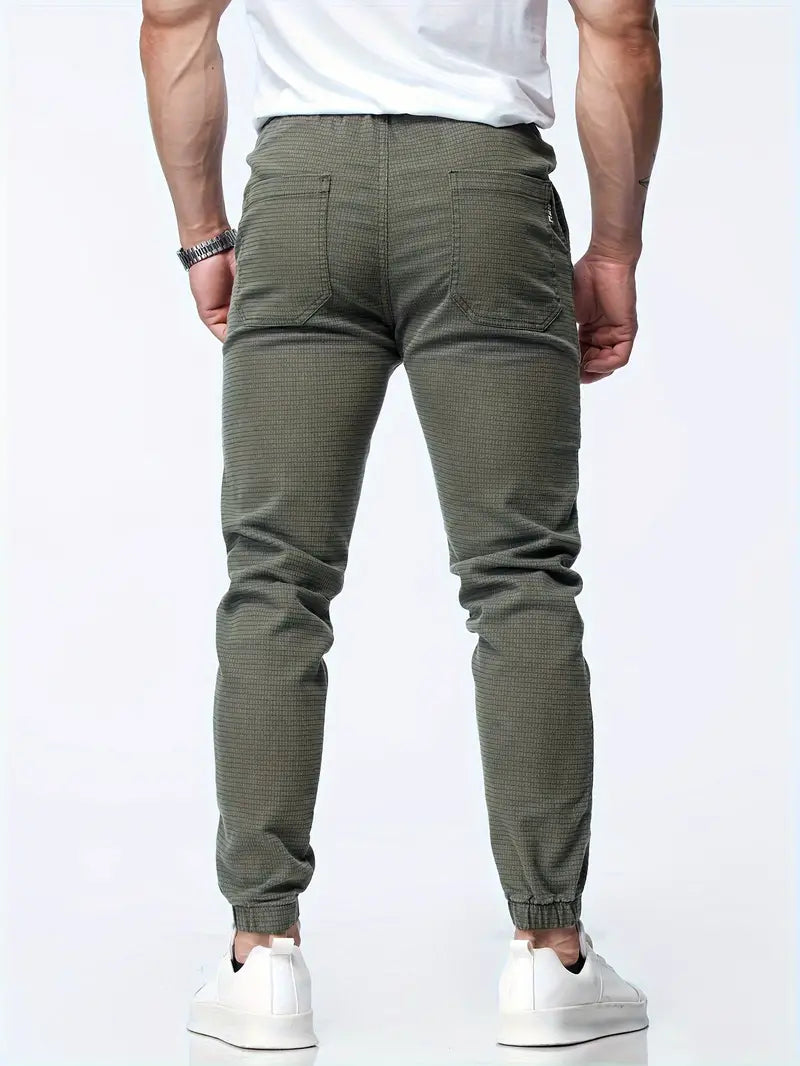Modische Herren-Jogginghose mit Kordelzug und elastischer, taillierter Passform für maximalen Komfort
