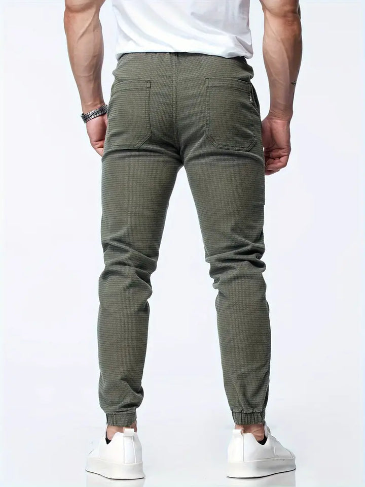 Modische Herren-Jogginghose mit Kordelzug und elastischer, taillierter Passform für maximalen Komfort