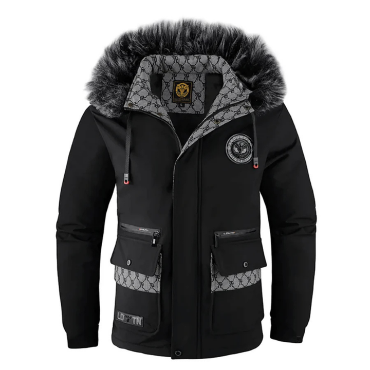 Herren-Winterparka-Jacke mit Kapuze - maximaler Kälteschutz und modischer Look