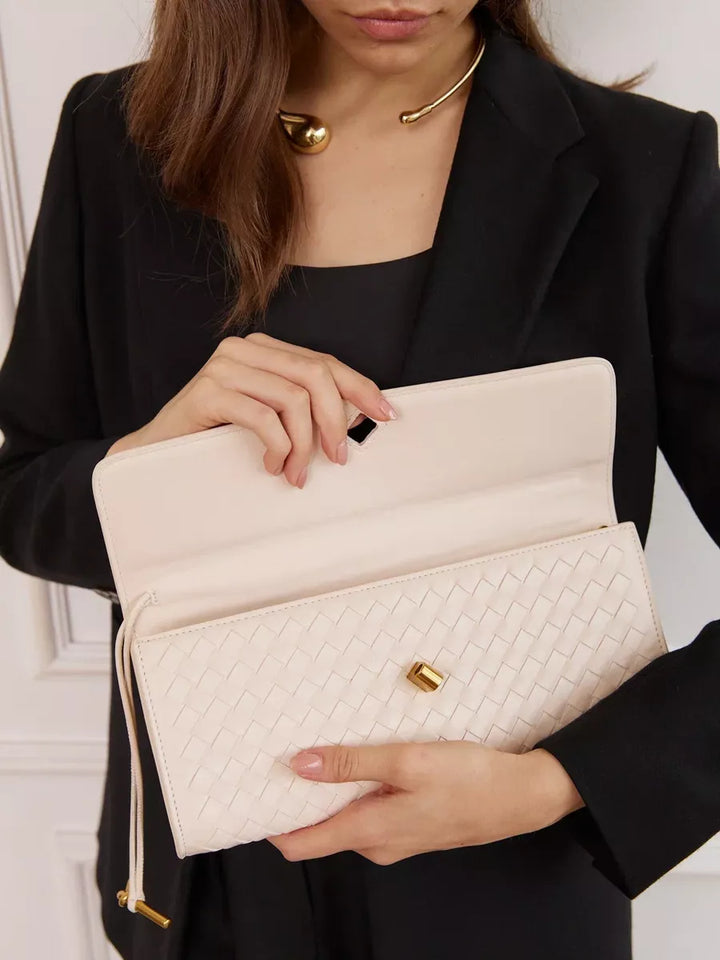 Vianey | Stilvolle und elegante Umhängetasche aus Ivoire Raffiné Stoff