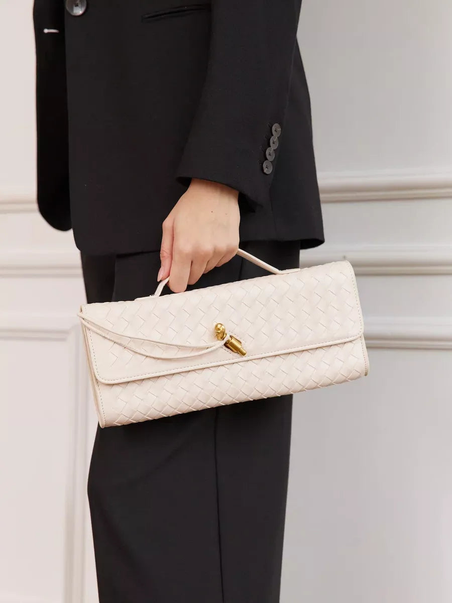 Vianey | Stilvolle und elegante Umhängetasche aus Ivoire Raffiné Stoff