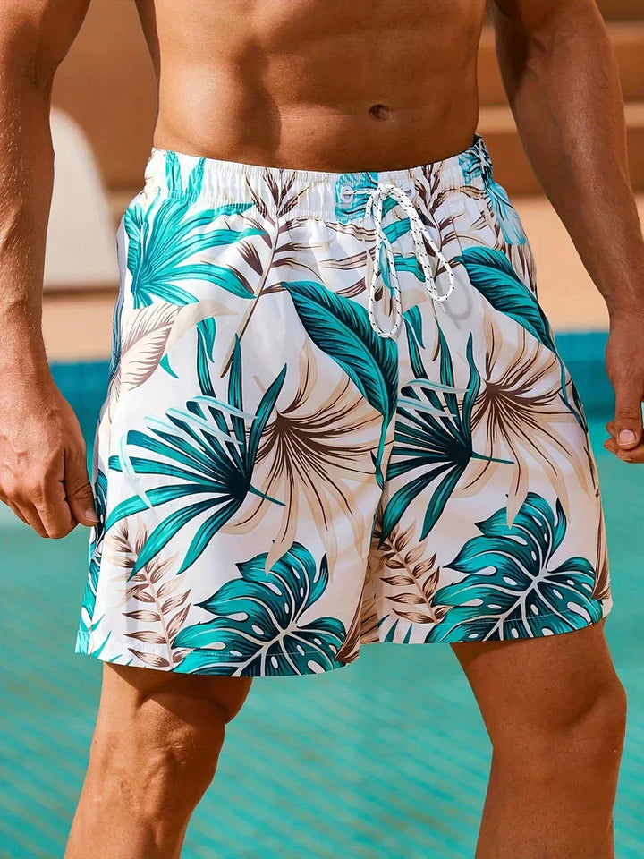 Calvin Tropische Zwemshort mit handlichen Zakken für maximalen Komfort