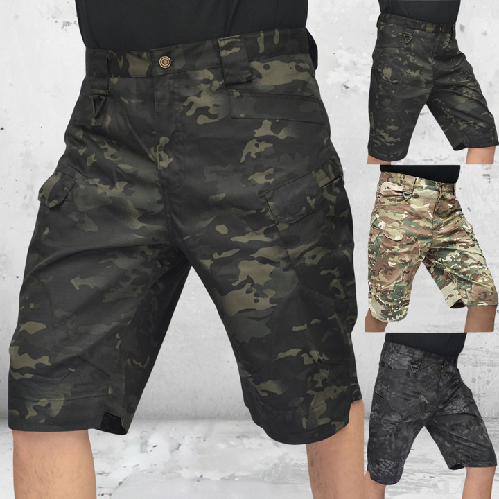 Męskie szorty cargo w modnym militarnym stylu - obowiązkowy element garderoby na lato